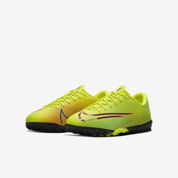 Nike Jr. Mercurial Vapor 13 Academy MDS TF - Nagyobb Gyerek Focicipő - Citrom/Fekete